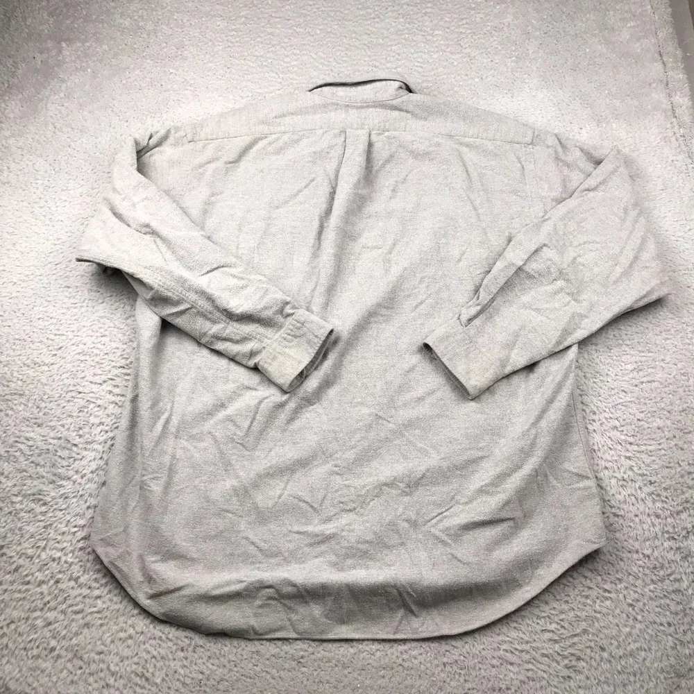 Polo Ralph Lauren Whitfield Shirt Mens XL Gray Lightweight Flannel LS Pockets